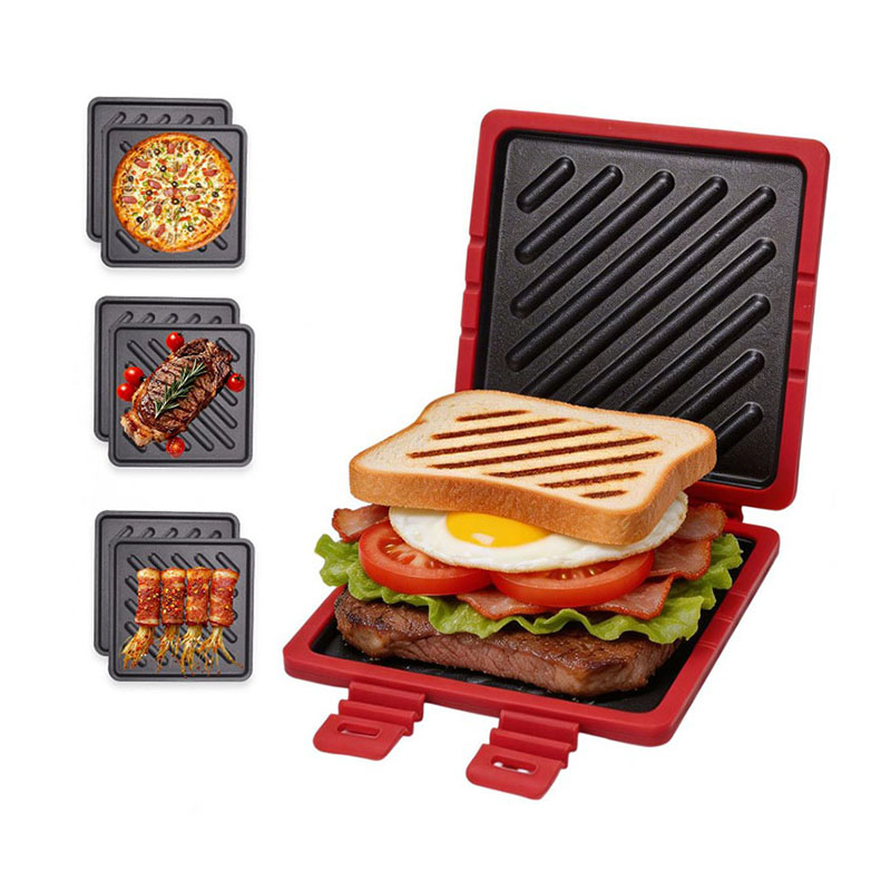 3-in-1 Microwave Toaster Grill Tray