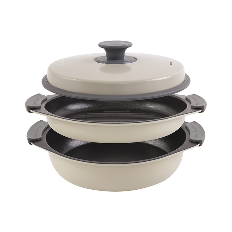 Cover with steam vent Microwave Grill Multi-Pot
