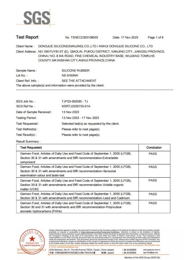 HeMaSe Microwave Cookware LFGB German Food Safety Standard Certification - Compliant with European Food Contact Regulations