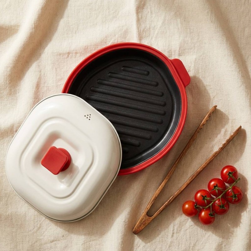 Microwave Oven Multi-Functional Grill for Steaks and Vegetables