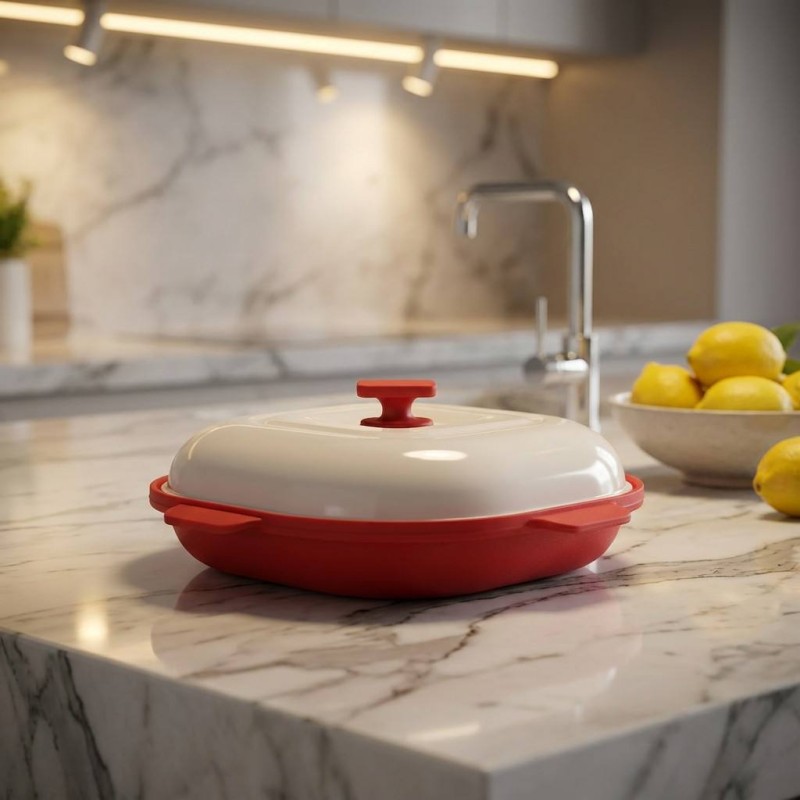 Microwave Oven Multi-Functional Grill for Steaks and Vegetables